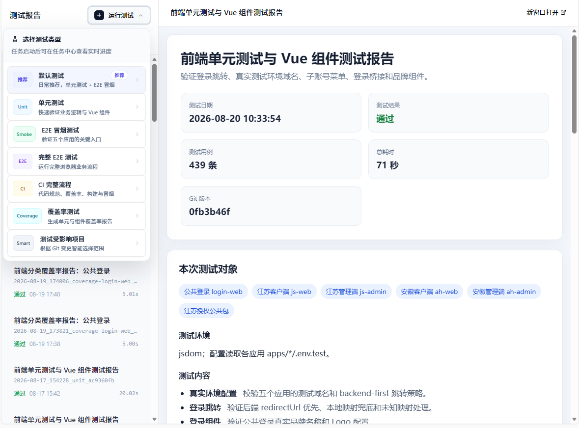 PM 测试报告